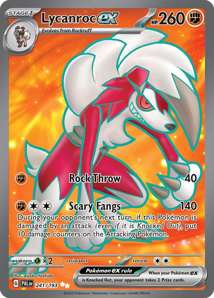 Lycanroc ex - 241/193 Paldea Evolved