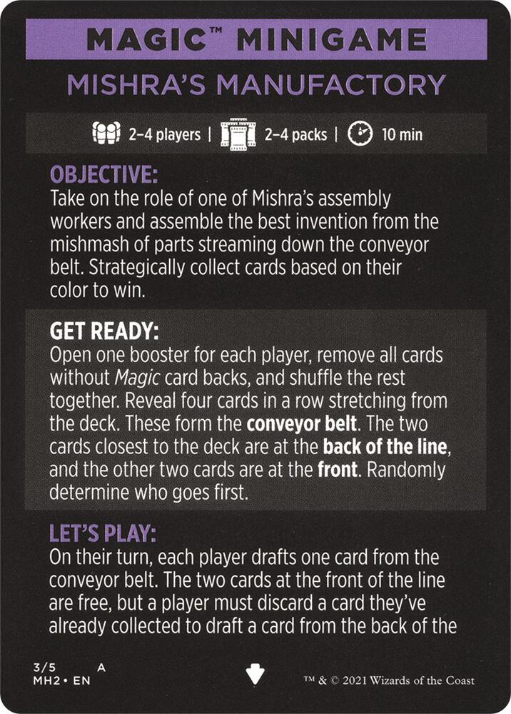 Magic Minigame: Mishra's Manufactory [Modern Horizons 2] 3