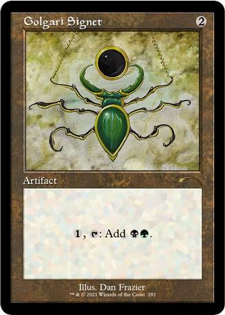 Golgari Signet [Secret Lair Drop Series] 292