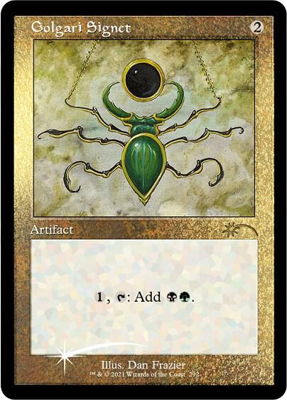 Golgari Signet (Foil Etched) [Secret Lair Drop Series] 292