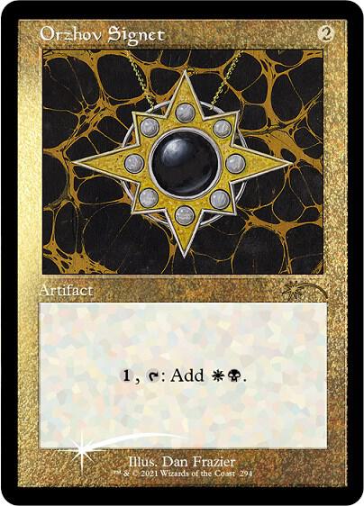 Orzhov Signet (Foil Etched) [Secret Lair Drop Series] 294