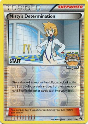 Misty's Determination - 104/122 (Regional Championships) [Staff] [League & Championship Cards] 104/122