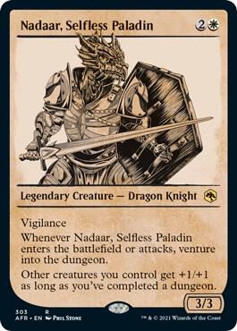 Nadaar, Selfless Paladin (Showcase) [Adventures in the Forgotten Realms] 303