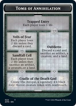 Tomb of Annihilation // The Atropal Double-Sided Token [Adventures in the Forgotten Realms] 22 // 5