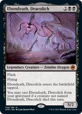 Ebondeath, Dracolich [Adventures in the Forgotten Realms] 100