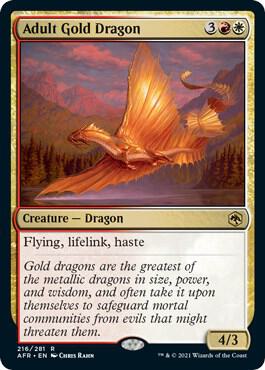 Adult Gold Dragon [Adventures in the Forgotten Realms] 216