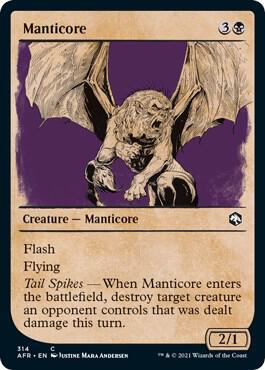 Manticore (Showcase) [Adventures in the Forgotten Realms] 314