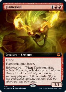 Flameskull (Extended Art) [Adventures in the Forgotten Realms] 378