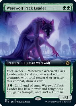 Werewolf Pack Leader (Extended Art) [Adventures in the Forgotten Realms] 387
