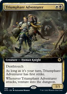 Triumphant Adventurer (Extended Art) [Adventures in the Forgotten Realms] 390
