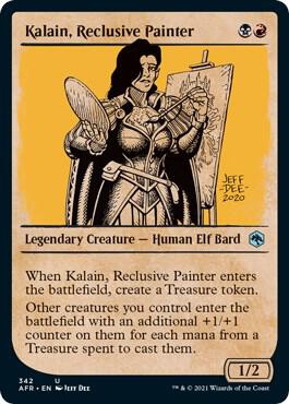 Kalain, Reclusive Painter (Showcase) [Adventures in the Forgotten Realms] 342