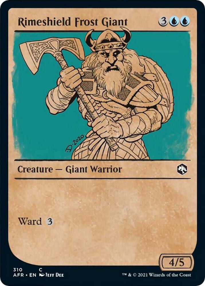 Rimeshield Frost Giant (Showcase) [Adventures in the Forgotten Realms] 310