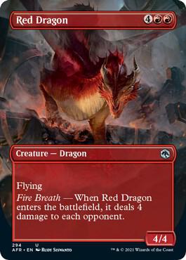 Red Dragon (Borderless) [Adventures in the Forgotten Realms] 294