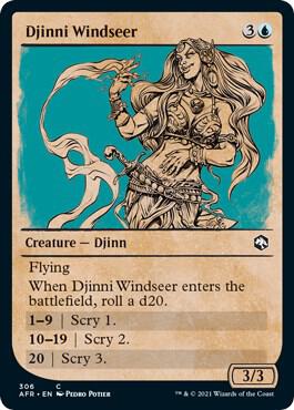 Djinni Windseer (Showcase) [Adventures in the Forgotten Realms] 306