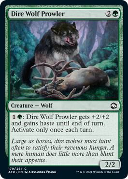 Dire Wolf Prowler [Adventures in the Forgotten Realms] 179