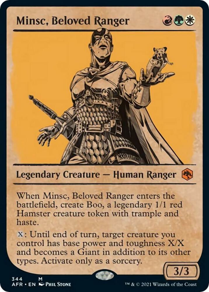Minsc, Beloved Ranger (Showcase) [Adventures in the Forgotten Realms] 344