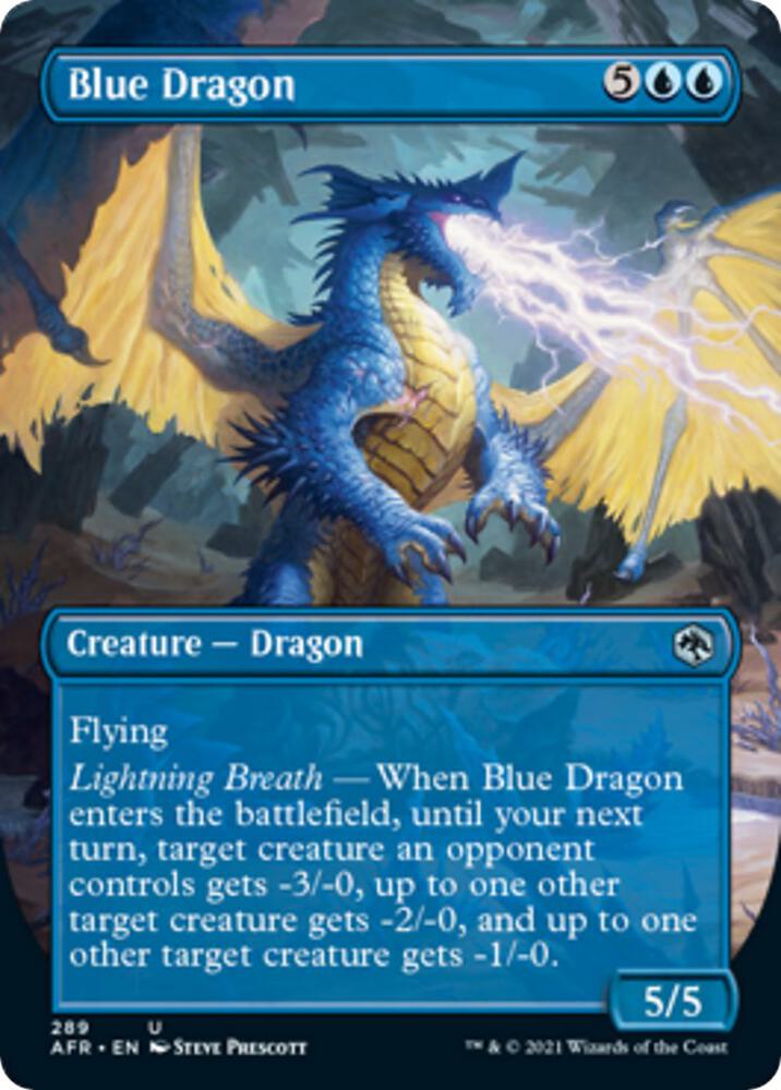 Blue Dragon (Borderless) [Adventures in the Forgotten Realms] 289