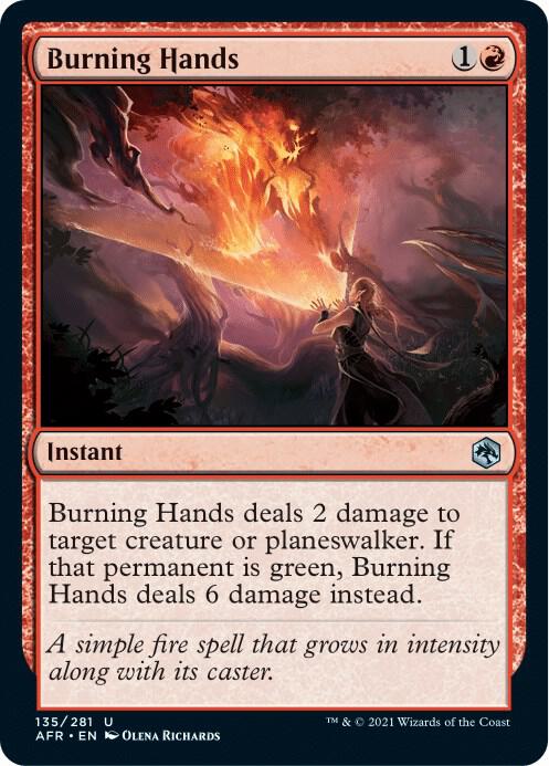 Burning Hands [Adventures in the Forgotten Realms] 135