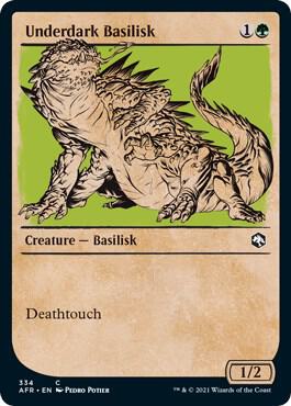 Underdark Basilisk (Showcase) [Adventures in the Forgotten Realms] 334