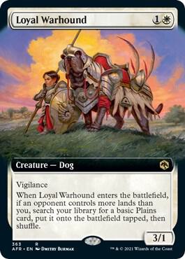 Loyal Warhound (Extended Art) [Adventures in the Forgotten Realms] 363