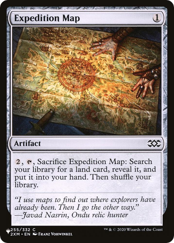 Expedition Map [The List Reprints] 255/332