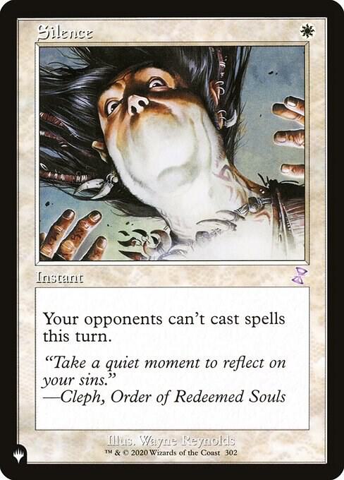 Silence [The List Reprints] 302/289