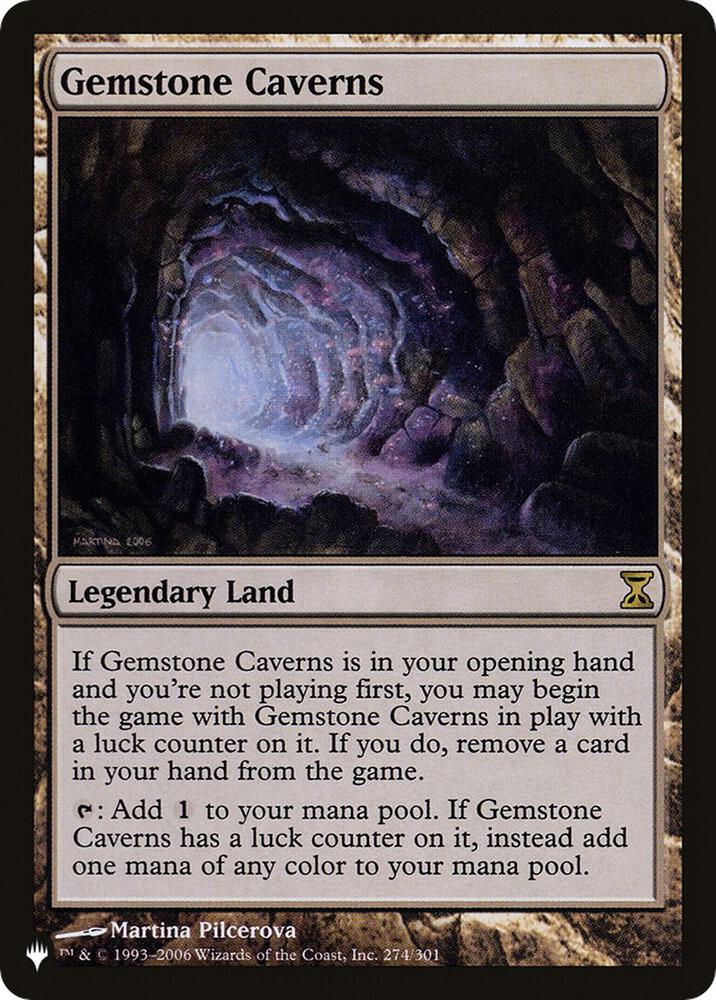Gemstone Caverns [The List Reprints] 274/301