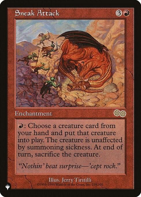 Sneak Attack [The List Reprints] 218/350