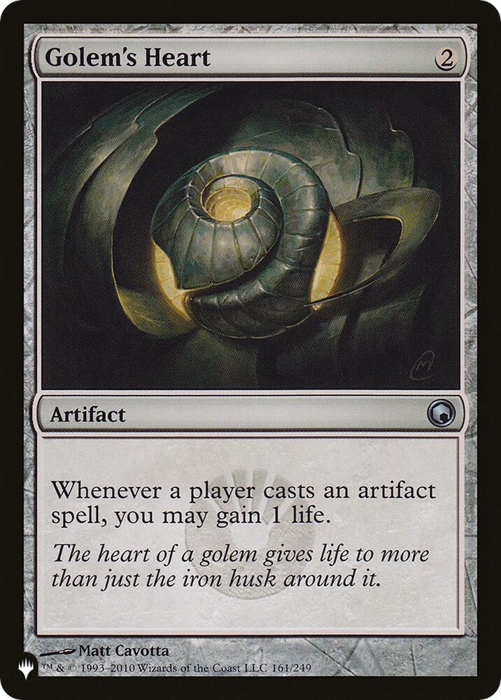 Golem's Heart [The List Reprints] 161/249