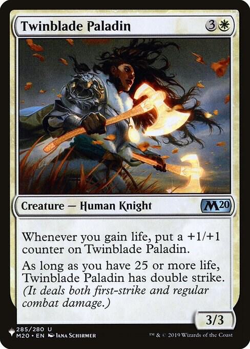 Twinblade Paladin [The List Reprints] 285/280