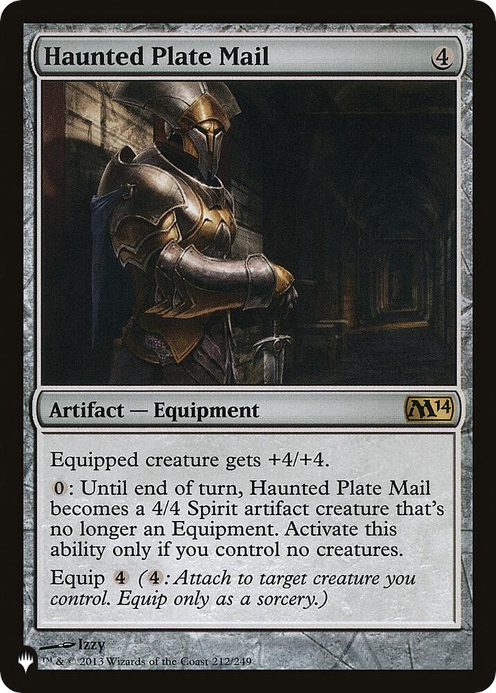 Haunted Plate Mail [The List Reprints] 212/249
