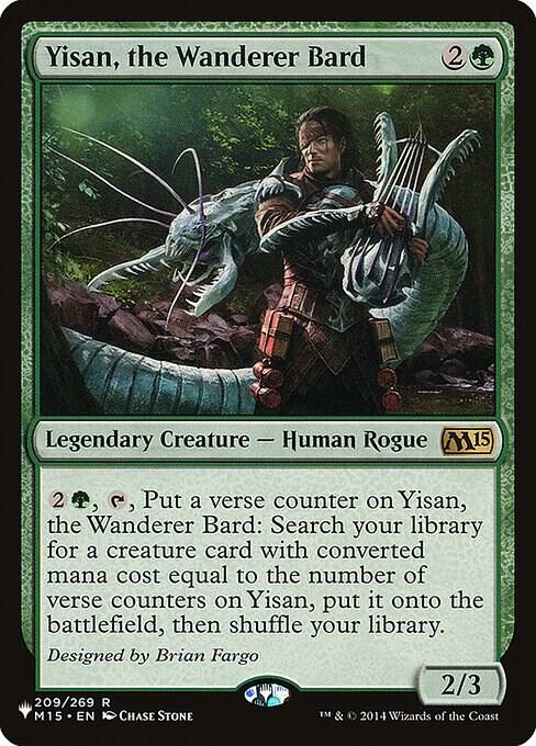 Yisan, the Wanderer Bard [The List Reprints] 209/269