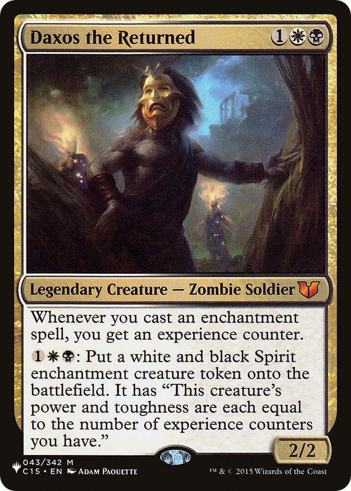 Daxos the Returned [The List Reprints] 043/342