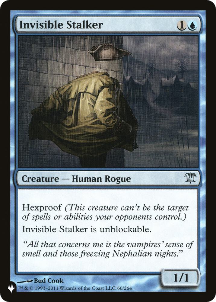 Invisible Stalker (ISD) [The List Reprints] 60/264