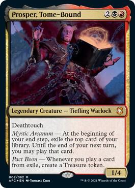 Prosper, Tome-Bound (Display Commander) - Thick Stock [Commander: Adventures in the Forgotten Realms] 2