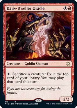 Dark-Dweller Oracle [Commander: Adventures in the Forgotten Realms] 119