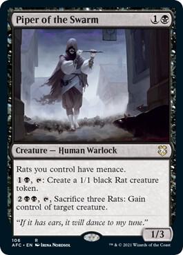 Piper of the Swarm [Commander: Adventures in the Forgotten Realms] 106