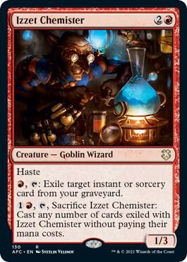Izzet Chemister [Commander: Adventures in the Forgotten Realms] 130