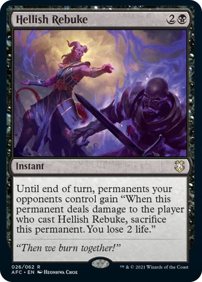 Hellish Rebuke [Commander: Adventures in the Forgotten Realms] 26