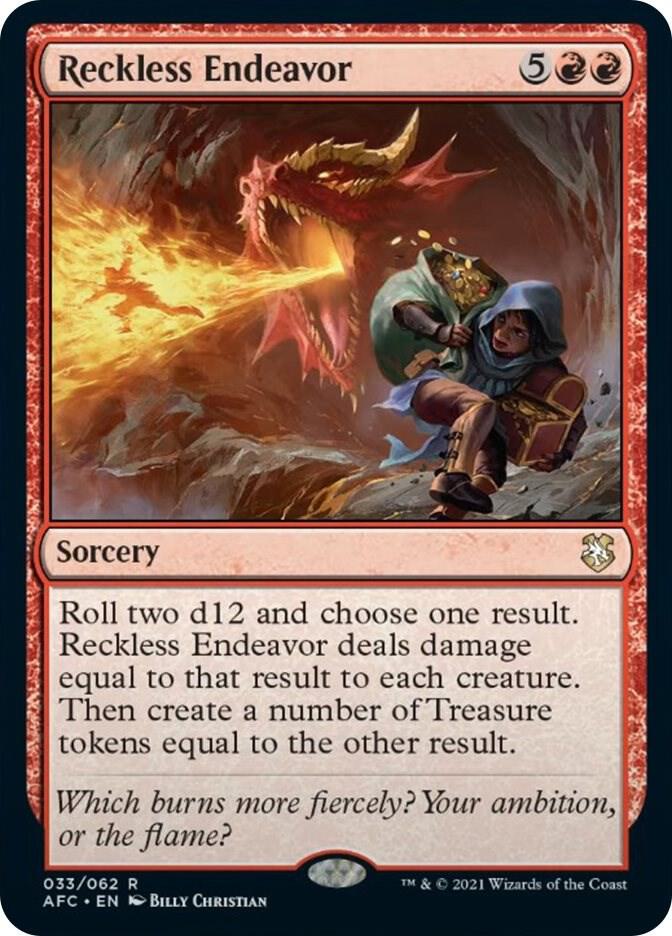Reckless Endeavor [Commander: Adventures in the Forgotten Realms] 33