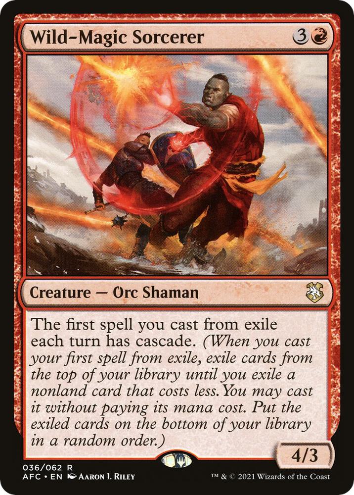 Wild-Magic Sorcerer [Commander: Adventures in the Forgotten Realms] 36