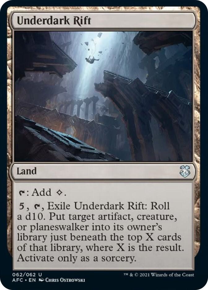 Underdark Rift [Commander: Adventures in the Forgotten Realms] 62