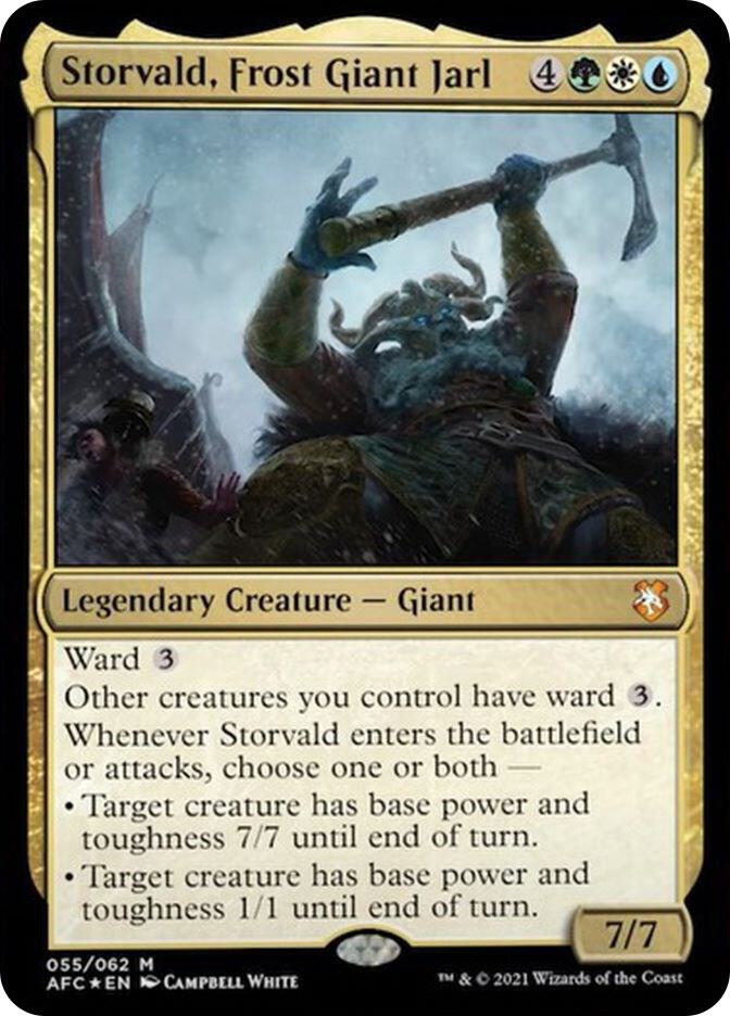 Storvald, Frost Giant Jarl [Commander: Adventures in the Forgotten Realms] 55