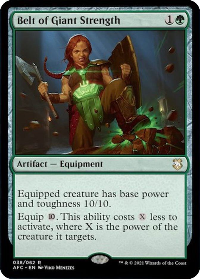 Belt of Giant Strength [Commander: Adventures in the Forgotten Realms] 38
