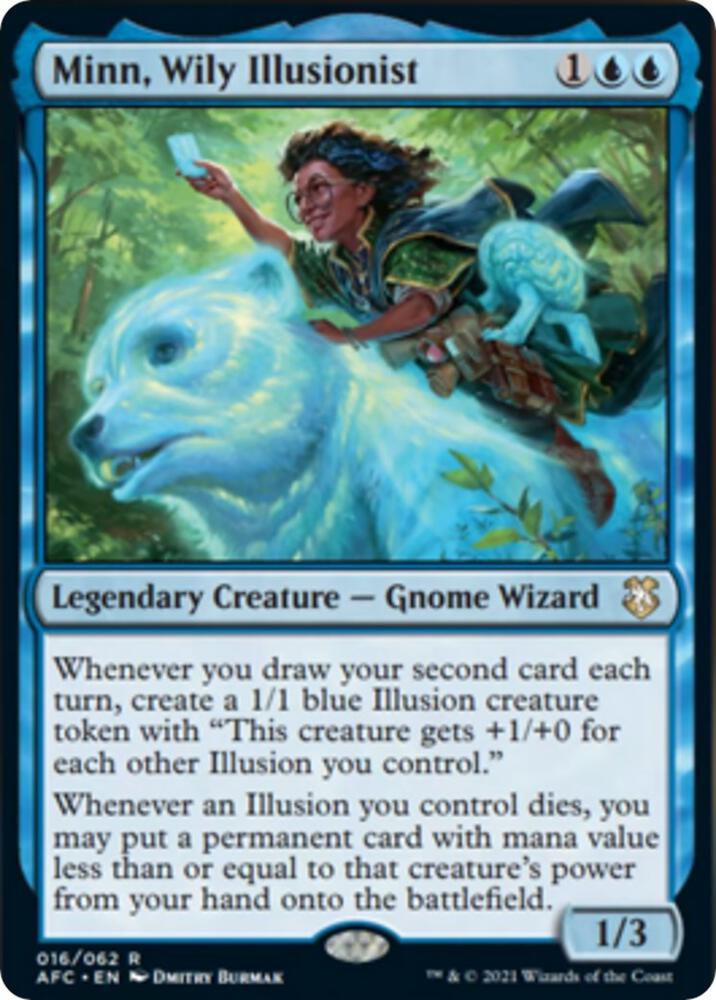 Minn, Wily Illusionist [Commander: Adventures in the Forgotten Realms] 16