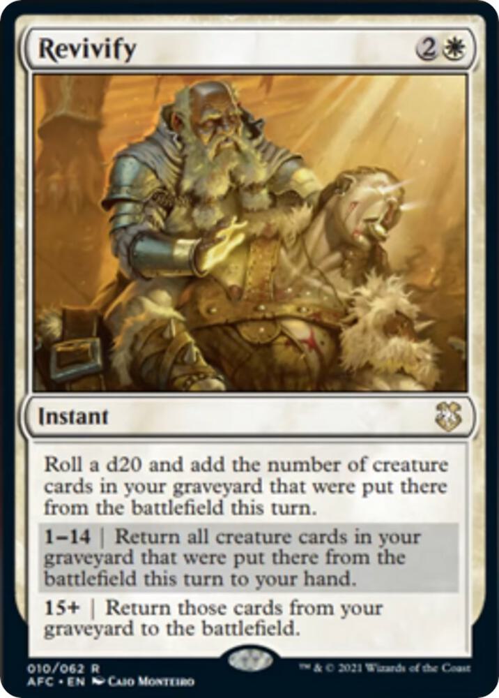 Revivify [Commander: Adventures in the Forgotten Realms] 10