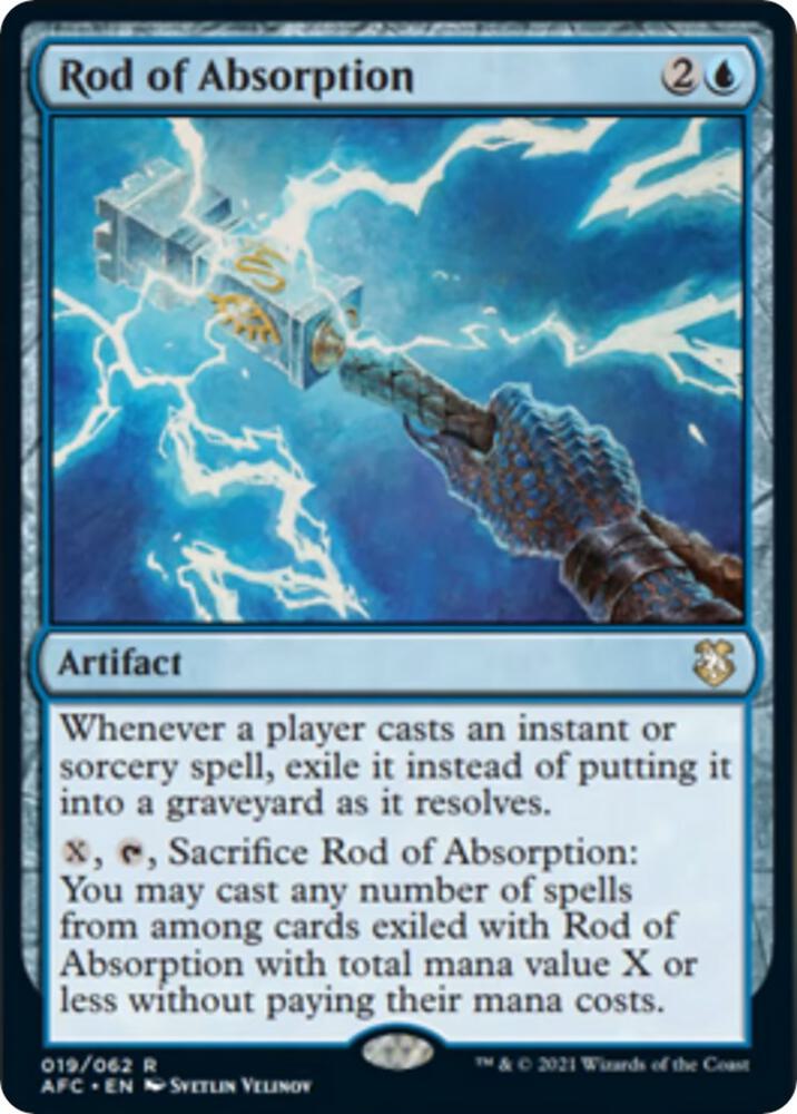Rod of Absorption [Commander: Adventures in the Forgotten Realms] 19