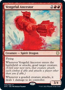 Vengeful Ancestor [Commander: Adventures in the Forgotten Realms] 35