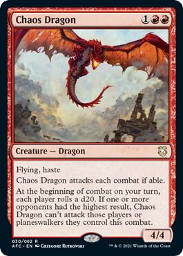 Chaos Dragon [Commander: Adventures in the Forgotten Realms] 30