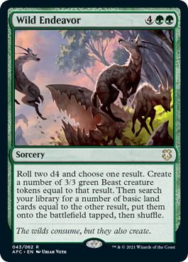 Wild Endeavor [Commander: Adventures in the Forgotten Realms] 43